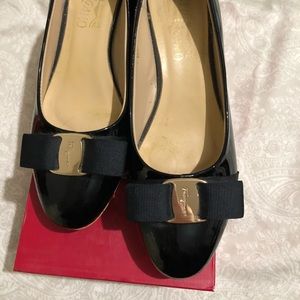 Salvatore Ferragamo Vara Patent Leather Pumps
